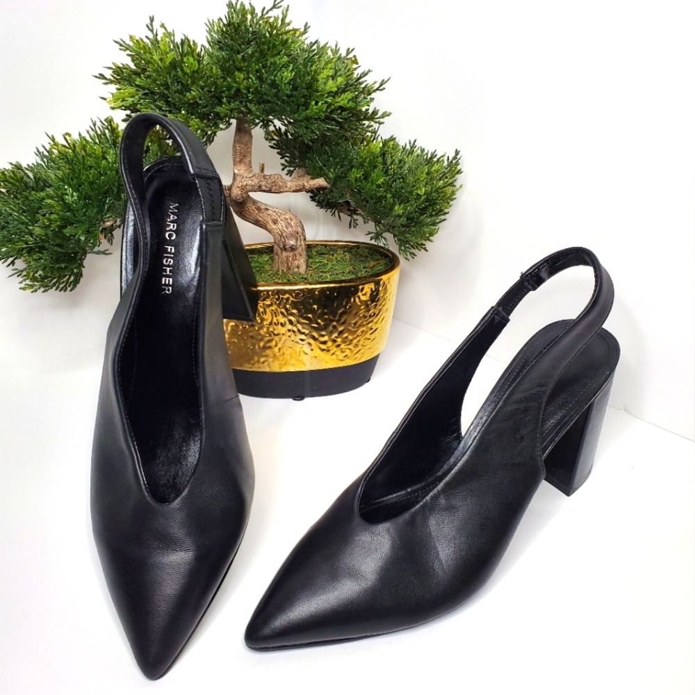 Mark Fisher ladies Leather Albena Pump, Size 8.5M